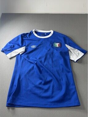 Vintage Umbro Italy National Soccer Team Men's Jersey Size Small (Read)